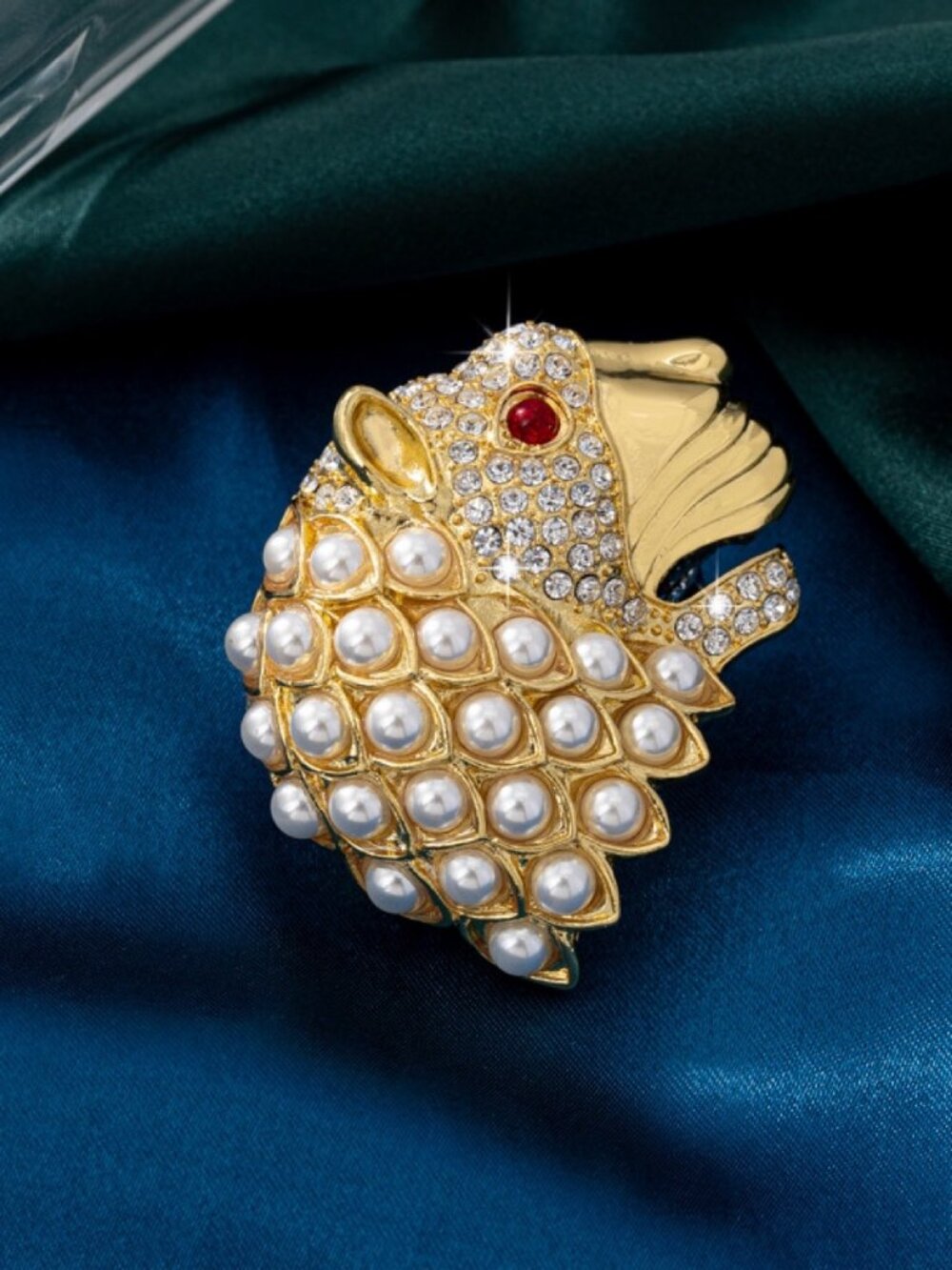 Alexis Bittar Lion Collection Brooch